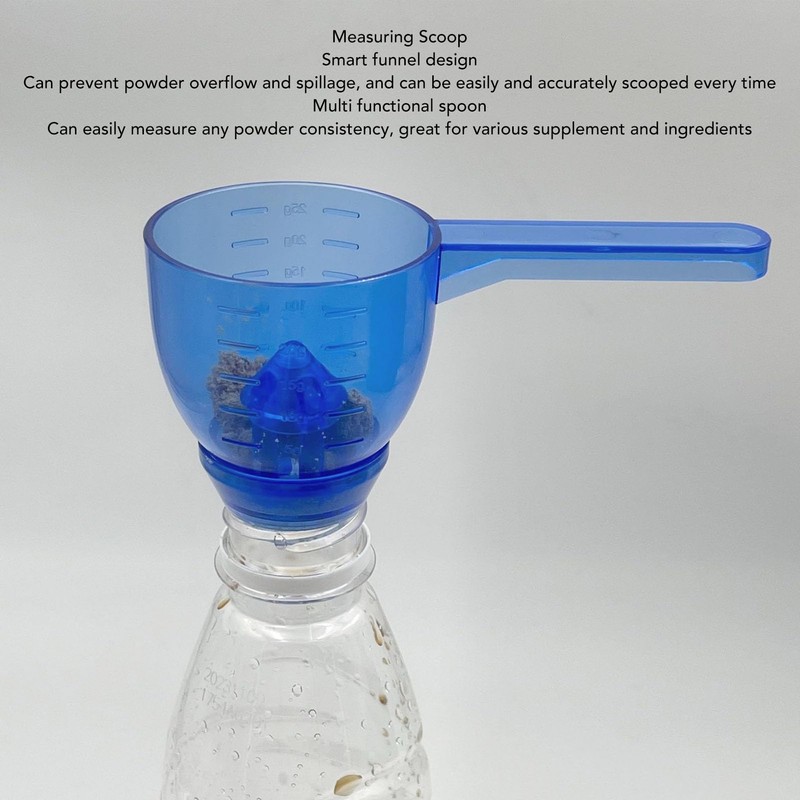 Long Handle Scoop for Measuring Coffee, Convenient Clear Measuring Cup,