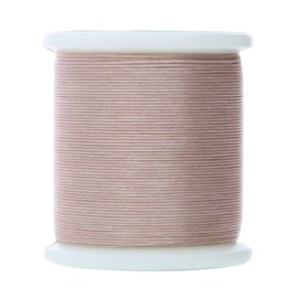 KO Thread, Nylon Beading Thread, Natural Color, Japanese Pre-Waxed 100% Nylon, 330TEX, Tangle Resistant Knotting Cords, 50 Meters, Box of 12 - Use for Seed Bead Projects, Loom Work, Bead Weaving