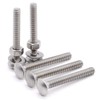 Glvaner (6 Sets) 3/8-16 x 3 Stainless Steel Carriage Bolts