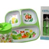 Kids Safari Dinner Set - Divided Plate Cup and Metal