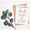 TRIDECOR Valentines Day Card From Daughter, Fathers Day Card, Birhtday