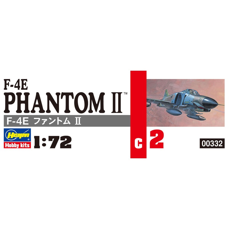 Hasegawa 1/72 US Air Force F-4E Phantom II Plastic Model