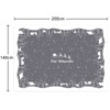 Yrendenge Christmas Tablecloth Grey Tablecloth Washable Outdoor Tablecloth Rectangular Waterproof