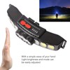 Wave Induction Headlight with Power Display 1200mAh Bright USB Charging