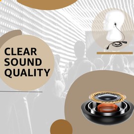 Retevis In Ear Two Way Radio Headset with Mic PTT, Retractable Coil Earpiece Compatible with RT24 RT27 RT22 RT622 RT617 RT618 RT619 Two Way Radio 2 Pin Walkie Talkie Headphones(4 Pcs)