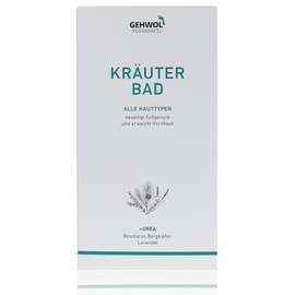 GEHWOL FUSSKRAFT Herbal Bath 400 g - Pine, Rosemary, Lavender, Eucalyptus - Paraben-Free - Foot Care, Relaxation, Callus Removal