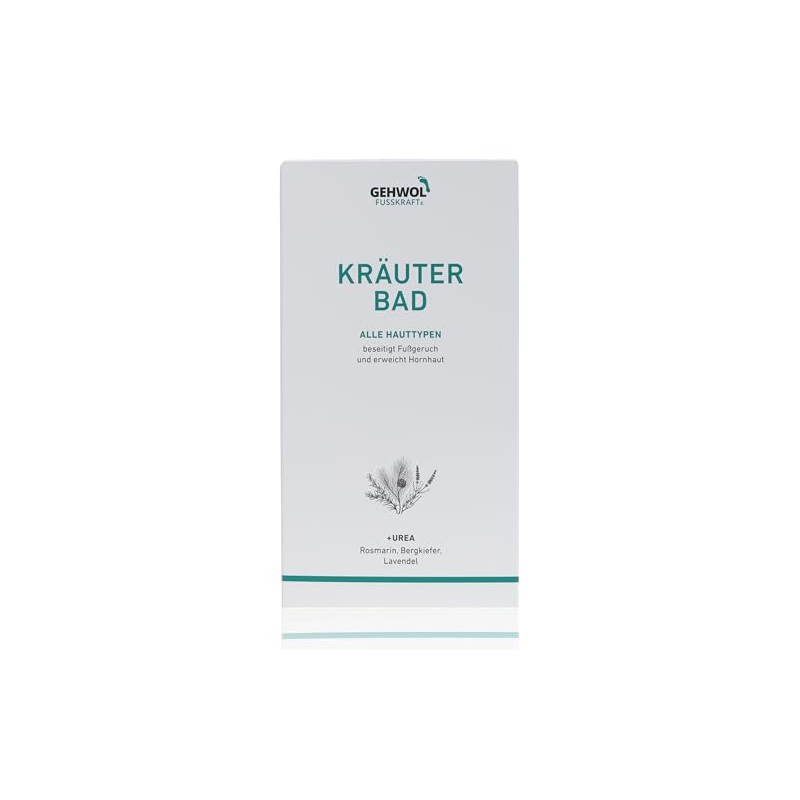 GEHWOL FUSSKRAFT Herbal Bath 400 g - Pine, Rosemary, Lavender,