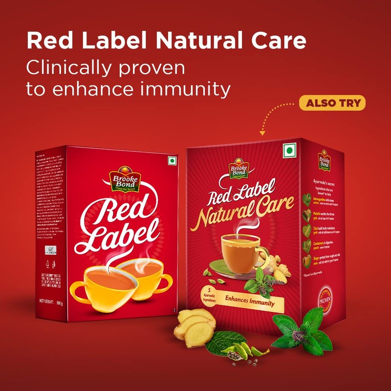 Brookebond Red Label Tea Chai 250 Grams Pack - India
