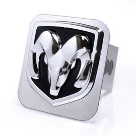 Au-tomotive Gold Dodge - Tapón Chapado en Cromo para Enganche de Remolque