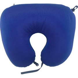 Therapist’s Choice Blue Jackson Roll Pillow, 16" x 5", Converts to Neck Travel Pillow (Blue Jackson to Travel Pillow)