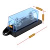 RKURCK 1 Way MEGA/AMG Bolt Down Fuse Holder 400A M8
