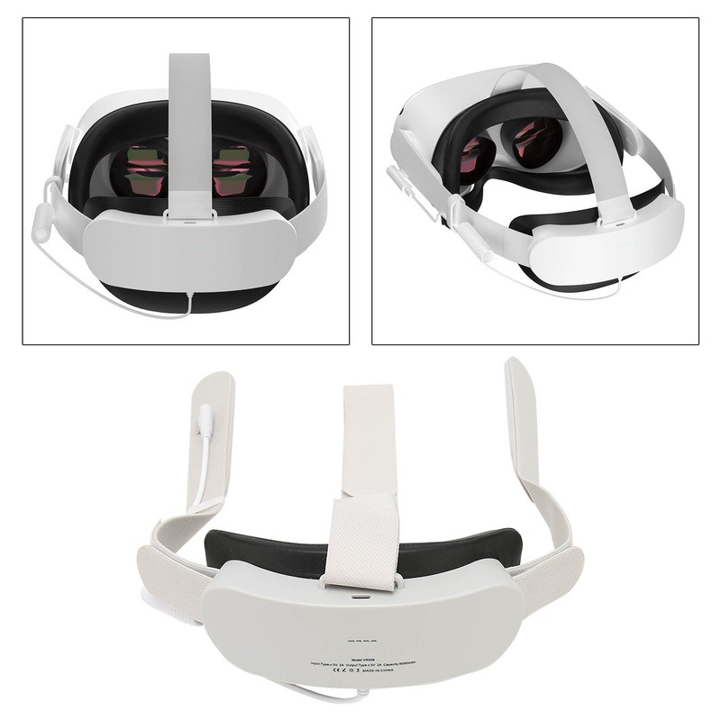VR Head Strap Extend 3.5H to 4H Playtime VR Charging