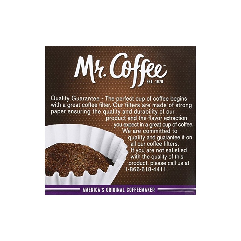 Mr. Coffee 8-12 Cup Coffee Filters 50 Pack (2 Count