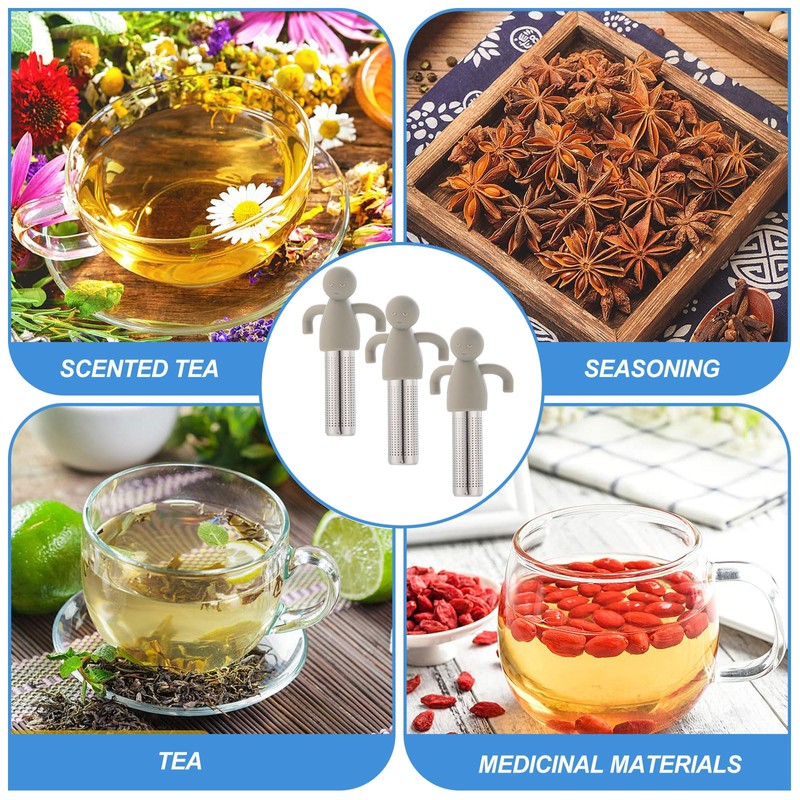Loose Leaf Tea Strainer, 3Pcs Stainless Steel Tea Infuser Tea