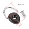 GYWHOOFT 10pcs D-Ring (Round) with Screws for Kayak Boat Canoe