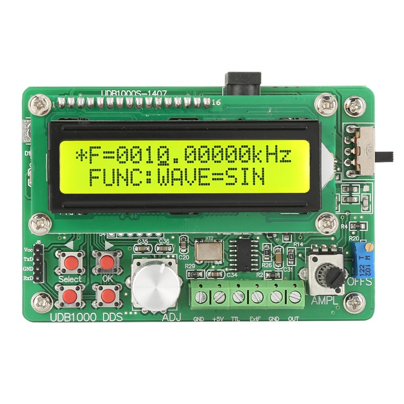 UDB1005S AC100-240V Waveform Function Signal Generator DDS Module(5MHz )