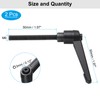 sourcing map 4pcs Clamping Lever Adjustable Handle Set Metric M6