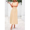 PRETTYGARDEN Women's Summer Midi Dresses 2025 Sleeveless Crewneck Knit A