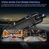 AWCBBT Dash Cam Retrovisor con Cámara para Automóvil, con 2