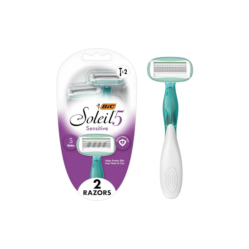 BIC Soleil Sensitive Advanced - Navaja desechable para mujer, 5