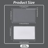 BEAMARKER 25 Pack Clear PVC Card Sleeves Waterproof Protector Holder