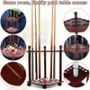 Diegimr Pool Stick Holder Floor Stand, Freestanding Pool Cue Rack