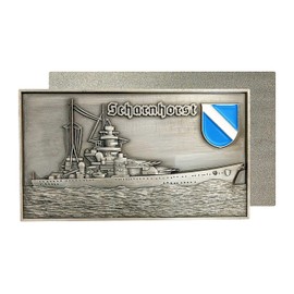 Battleship Scharnhorst (ship plaque), Metal