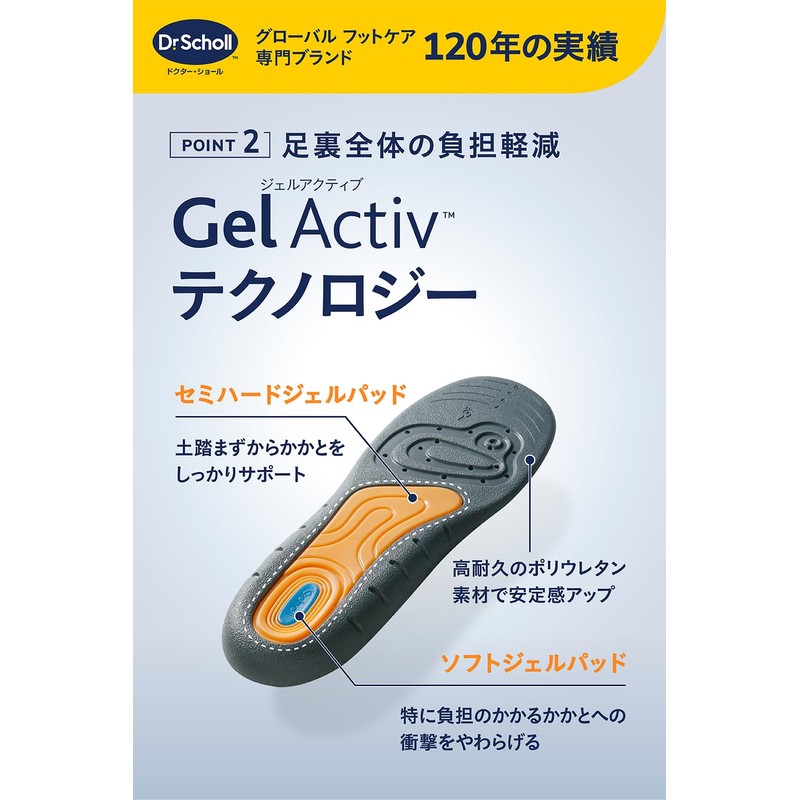 Dr. Scholl's Gel Active Insole Work for Standing Work M