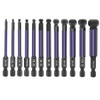 Saipe 12pcs Ball End Hex Bit Set, 75mm/3" Length Ball