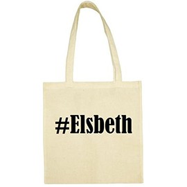 Social Network... # Elsbeth Hashtag Tote Bag School Bag Gym Bag 38 x 42 cm in Pink Blue Green Grey Yellow Red Black White Beige, beige