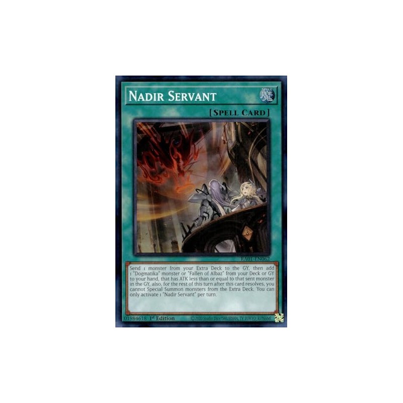 Nadir Servant - RA01-EN062 - Super Rare - 1st Edition