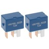 VGOL 2PCS A/C Compressor Cooling Fan Relay 12V 4 Pin
