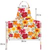 SANFERGE Ladies Plus Size Canvas Apron with 2 Pockets 39