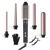 5 in 1 Curling Iron Wand, 4 Heating Levels Curling