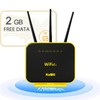 KuWFi Hotspot 4G LTE No SIM Card Router 1200Mbps Dual