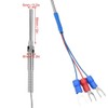 M8 Thermocouple Probe, 0-400℃ M8 Thread Temperature Sensor Pt100 Resistor