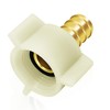 Boltigen 5 Pack 1/2 Inch Brass Crimp PEX Fittings -