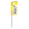BONDHUS JB5/32 No.16909 Hex Ball Point L-Wrench, Long, 5/32 inch, Short Handle: 1.0 inches (25 mm), Long Handle: 4.3 inches (111 mm), Plated