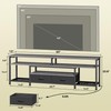 Huuger TV Stand for 65 70 Inch TV, Entertainment Center