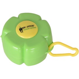 Hochste Dog Pet Puppy Poo Poop Waste Bag Dispenser Holder with 2 Free Rolls Green One Size