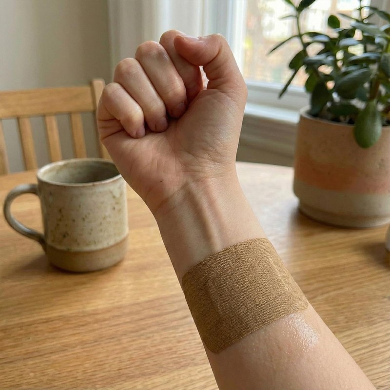 60 Pcs Large Adhesive Bandages 3 X 4 Inch Flexible