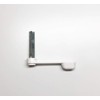 CRL Sliding Patio Door Latch Lever for Milgard, (White Extended