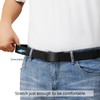 LionVII Men's Stretch Ratchet Belt, Elastic Slide Belt for Men