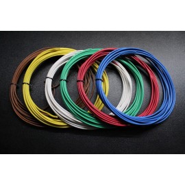 Audiopipe 12 GAUGE 6 WAY TRAILER WIRE KIT 25 FT EA LIGHT BRAKE POWER GROUND BATTERY AWG