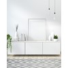FAKILO Melamine Edge Banding, White Pre-glued Veneer Edge Banding for