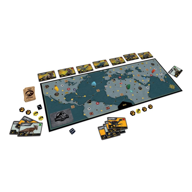 Novelty Juego de Mesa Dino Expedición Jurassic World Dom