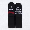 MBMSO Motorcycle Biker Socks 2 Pairs I Ride so I