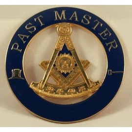 Freemason Masonic Past Master Cut-Out Car Emblem with Square