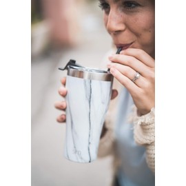 Accesorio simple y moderno – Cruiser, Tapa de tirón, -Transparente, 32oz Slim Cruiser Lid, 1