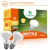 REPTI HOME New Upgrade Reptile Heat Lamp Bulb (3rd Gen